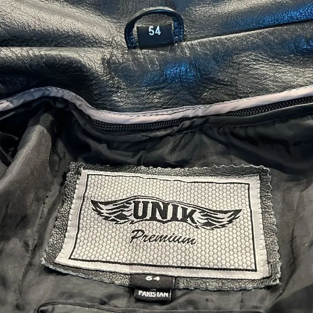 Unik Premium Leather Motorcycle Jacket - Picture 10 of 13